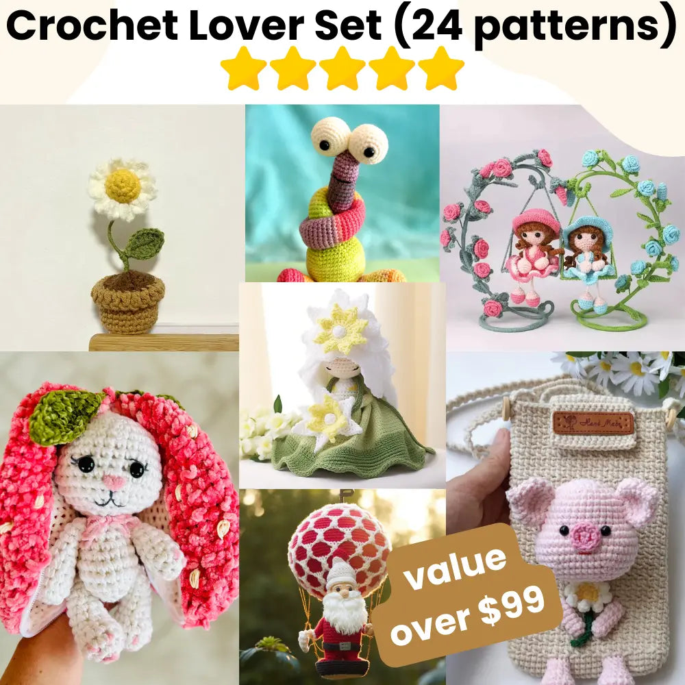 Get 24 Patterns (No processing fees) *85% OFF*