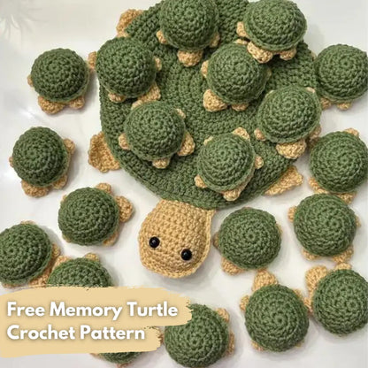 Memory Match Turtles Crochet Pattern (Free Today)