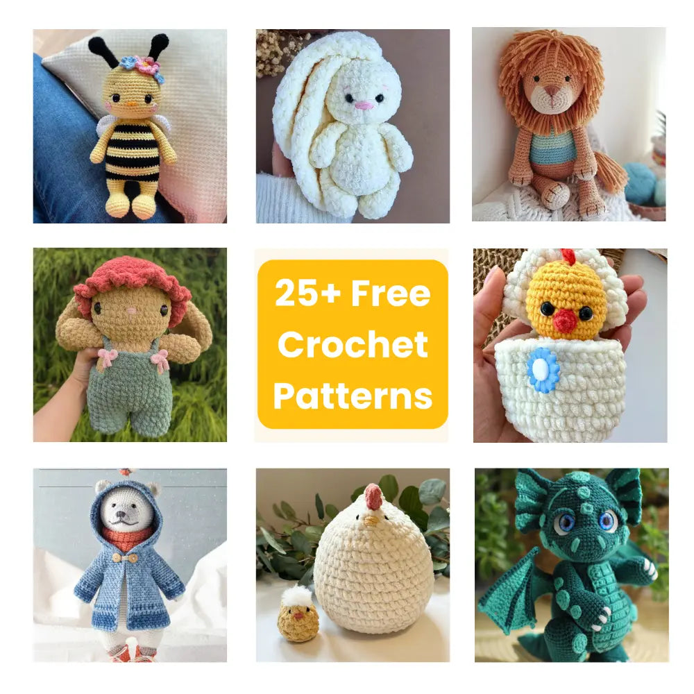 Amigurumi Animals 25+ Crochet Patterns (Free Today)