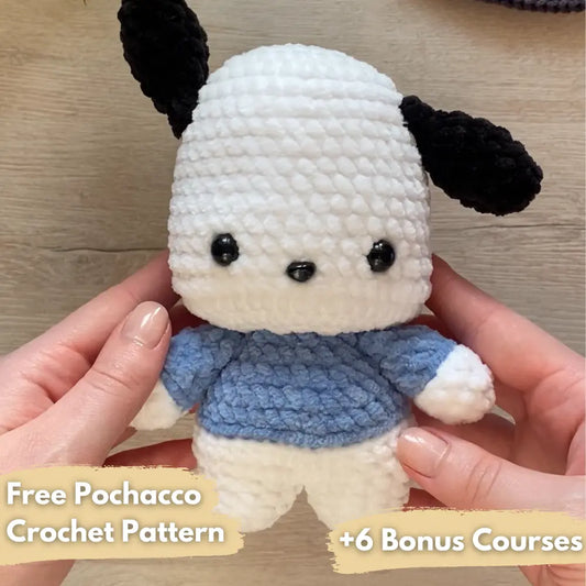 Cute Pochacco Crochet Pattern (Free Today)